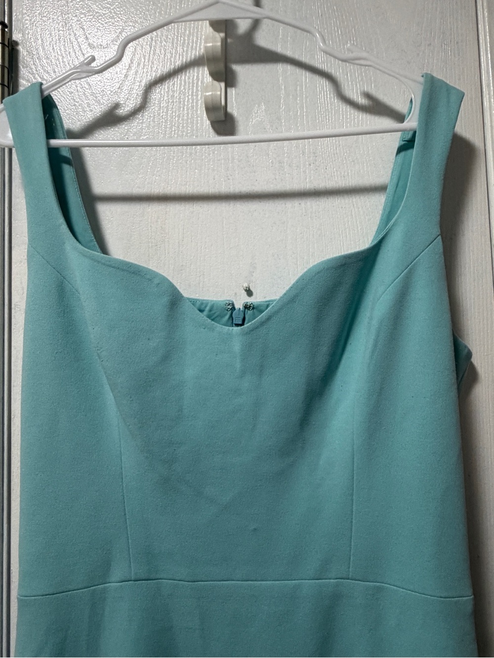 Dress the Population Aqua Midi Sheath Dress NWT - Picture 2 of 8